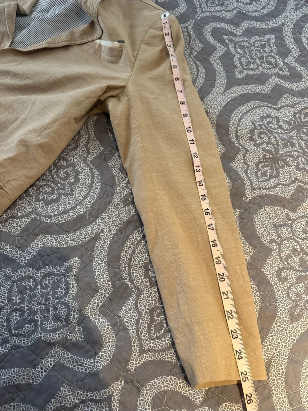 GUESS Men’s Light Tan 100% cotton Sport Coat